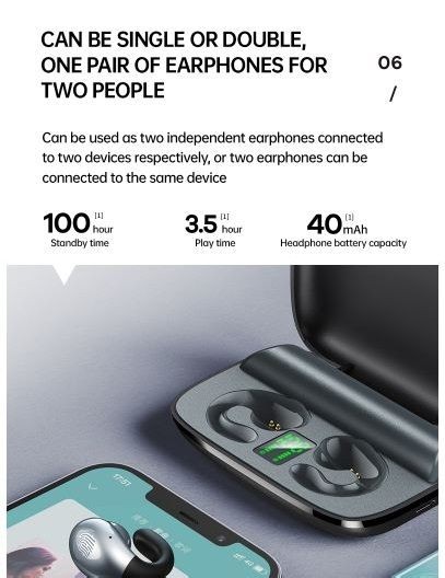 True Wireless Stereo Earbuds, Remax Brand, Hi-Resolution Stereo Sound