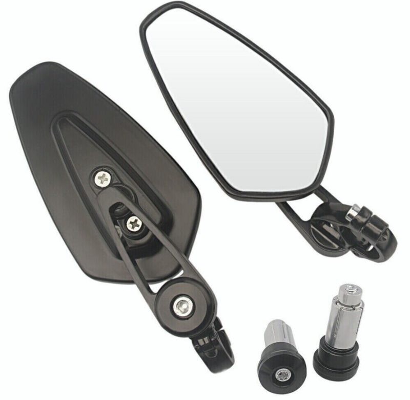 Motorcycle Bar End Mirrors Motorbike Rearview Mirror