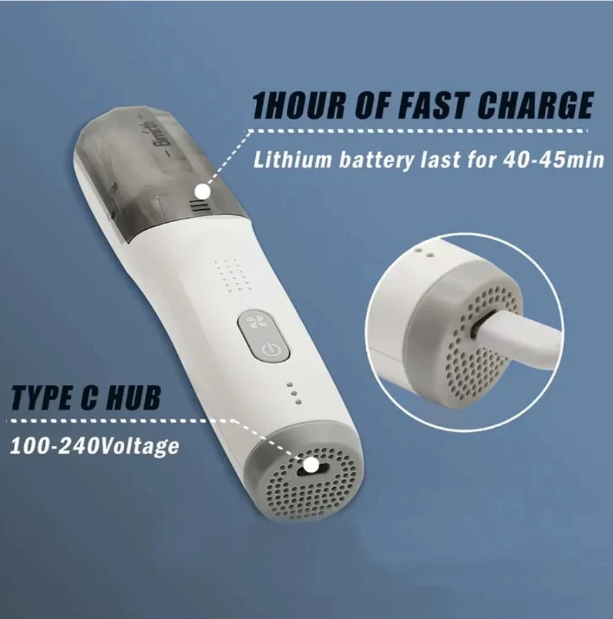 Bimirth Silent Baby Hair Clipper With Hair Vacuum