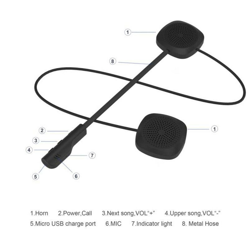 Wireless Motorcycle Helmet Bluetooth Headset