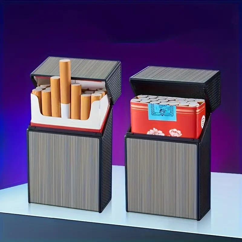 2-In-1 Usb Rechargeable Lighter & Cigarette Case