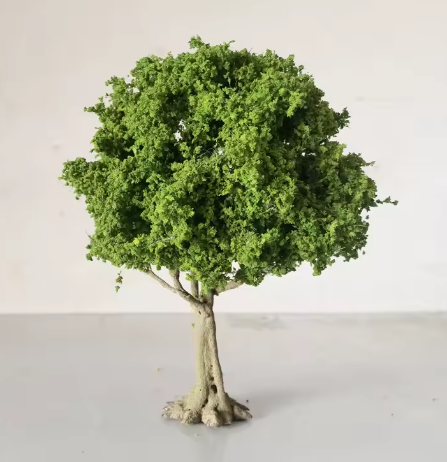 1pc 15cm simulation model wire tree model building sand table Landscape Material military camouflage Train railway trees layout