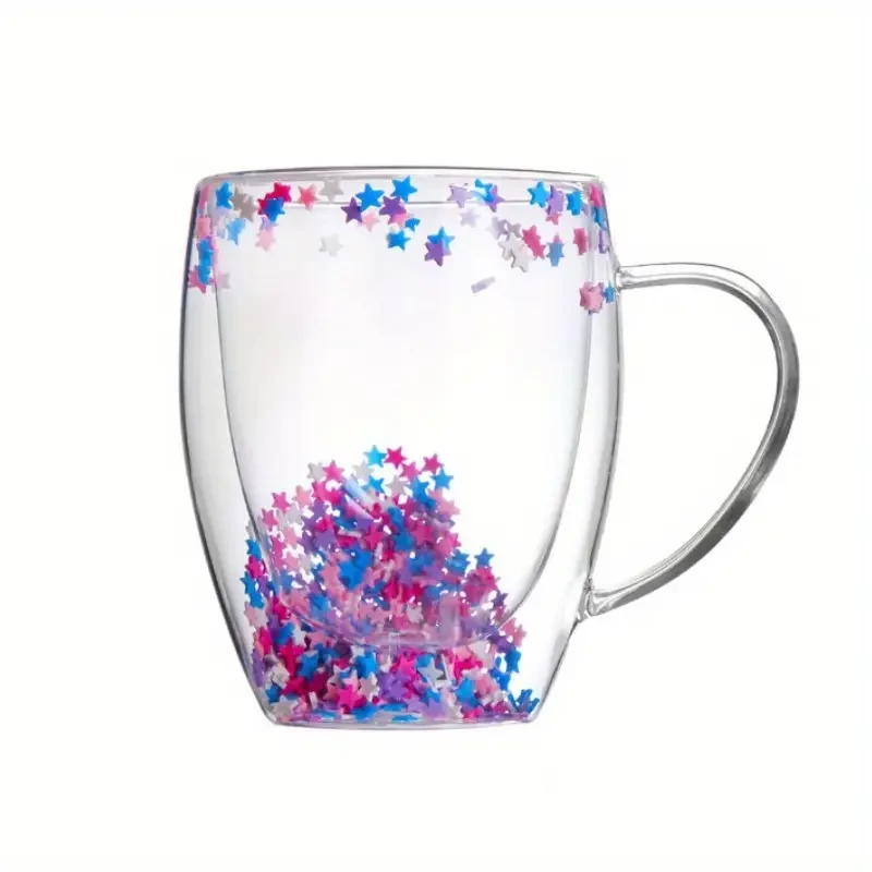 Blooming Beauty Double-Walled Glass Coffee Mug