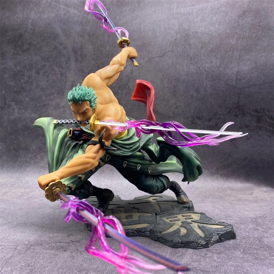 10cm Anime Figure GK Roronoa Zoro Three-blade Sa-maximum Manga Anime Statue