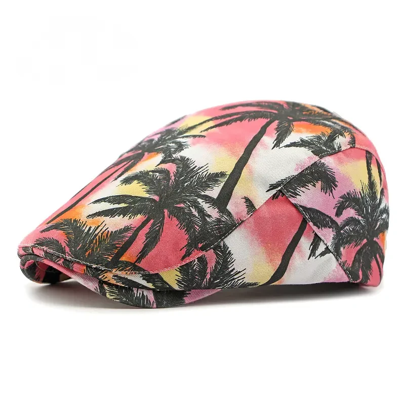 Men's Tropical Palm Leaf Sun Hat for Outdoor Sports & Leisure