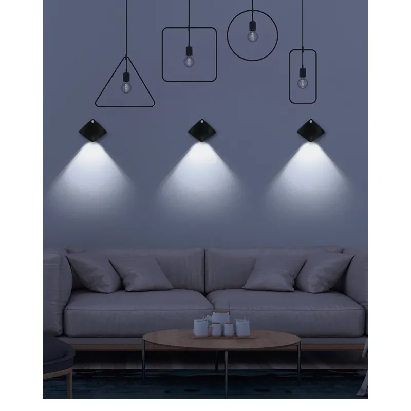 Wireless USB Rechargeable Decor Wall Lamp