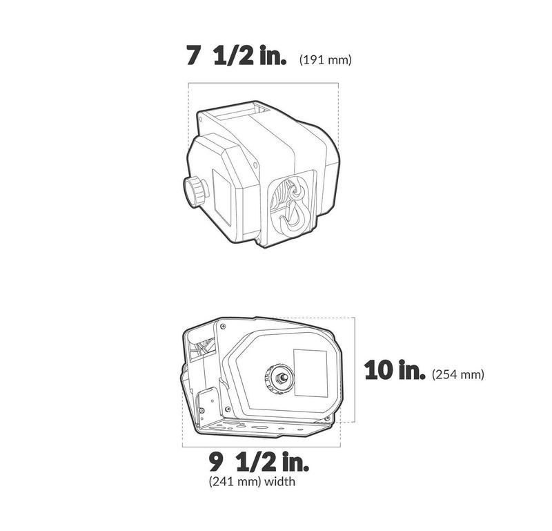 Electric Winch 2000 LBS