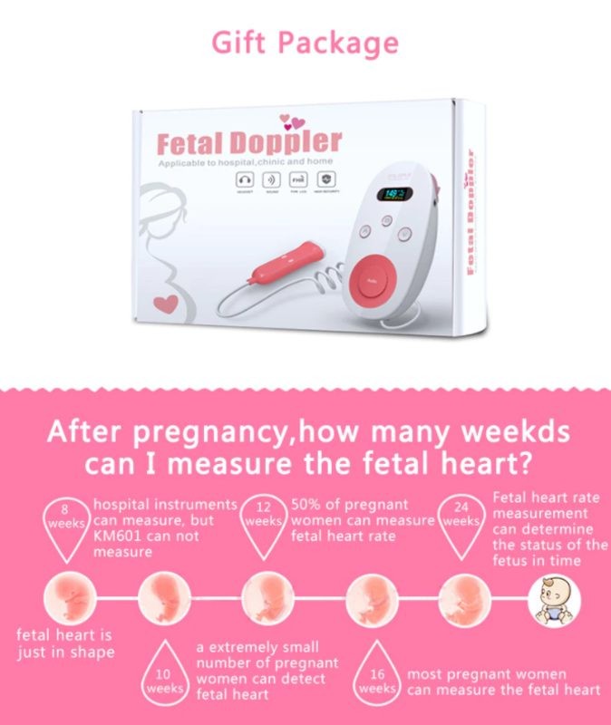 Fetal Doppler Ultrasound Baby Heartbeat Monitor