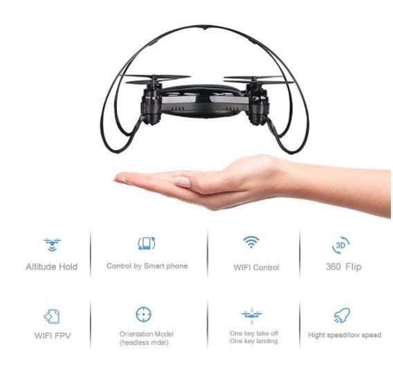 Drone, Mini Drone SMAO M7S with Camera, FPV, 100m remote Distance