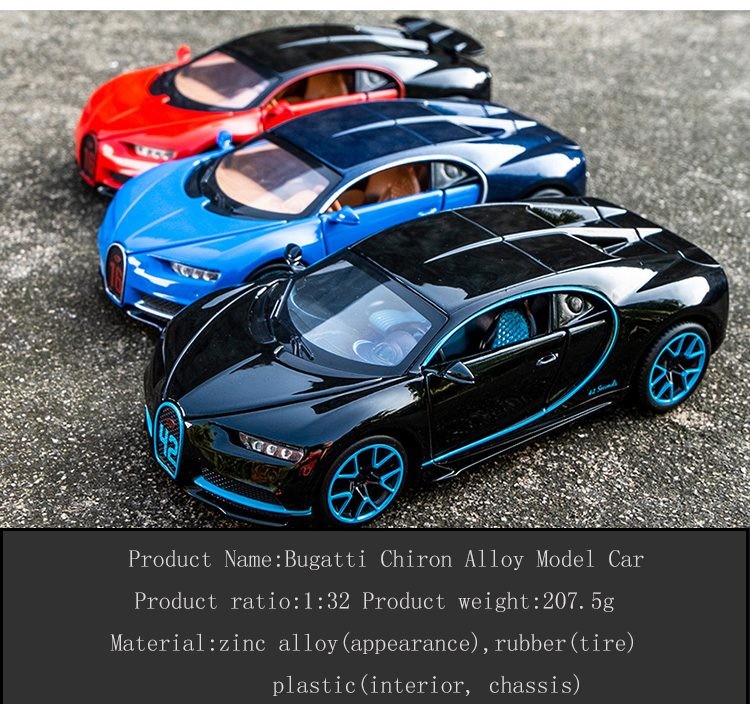 Die Cast Car, BUGATTI Model, 1:32.