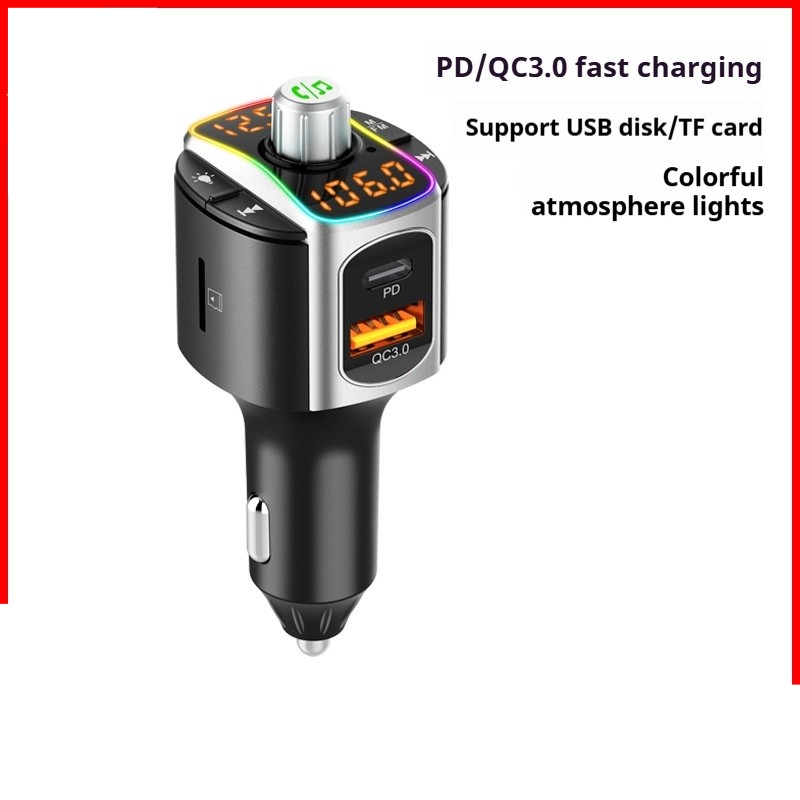 Dual Screen Dual Display MP3 Car Bluetooth Receiver