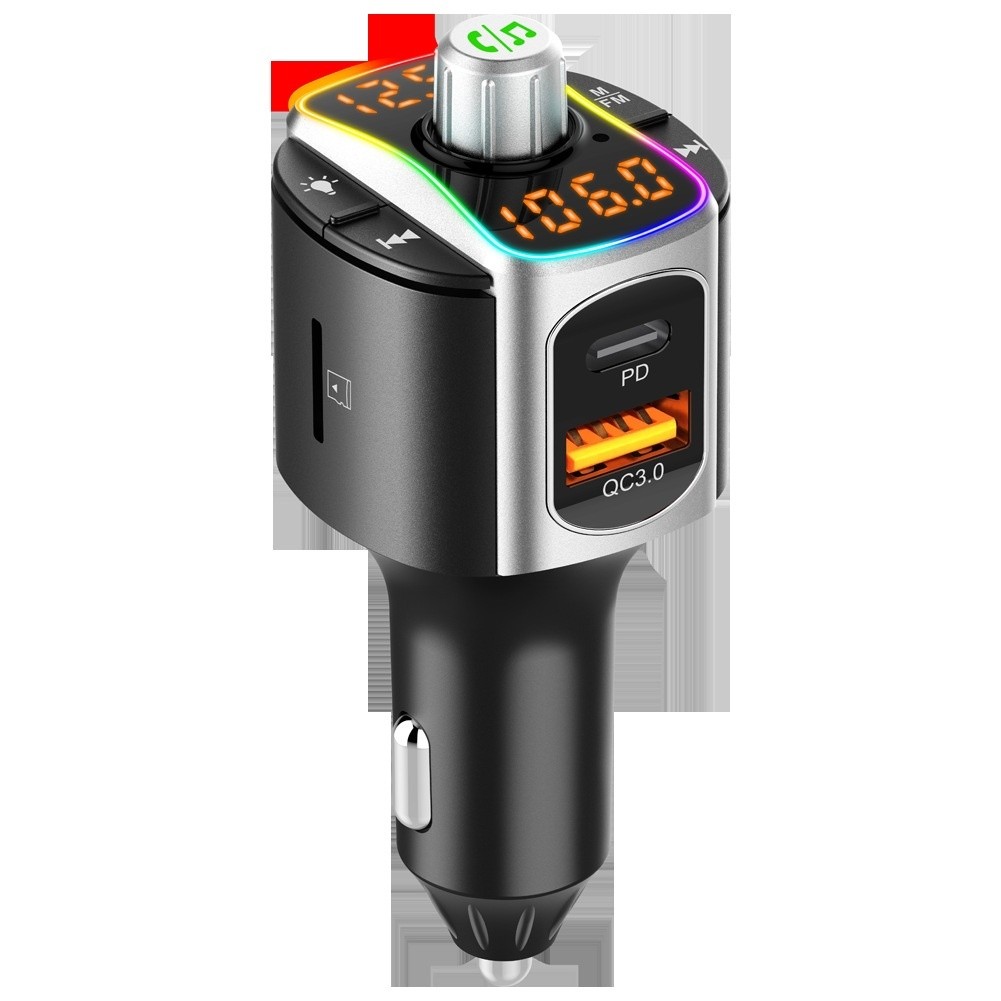 Dual Screen Dual Display MP3 Car Bluetooth Receiver