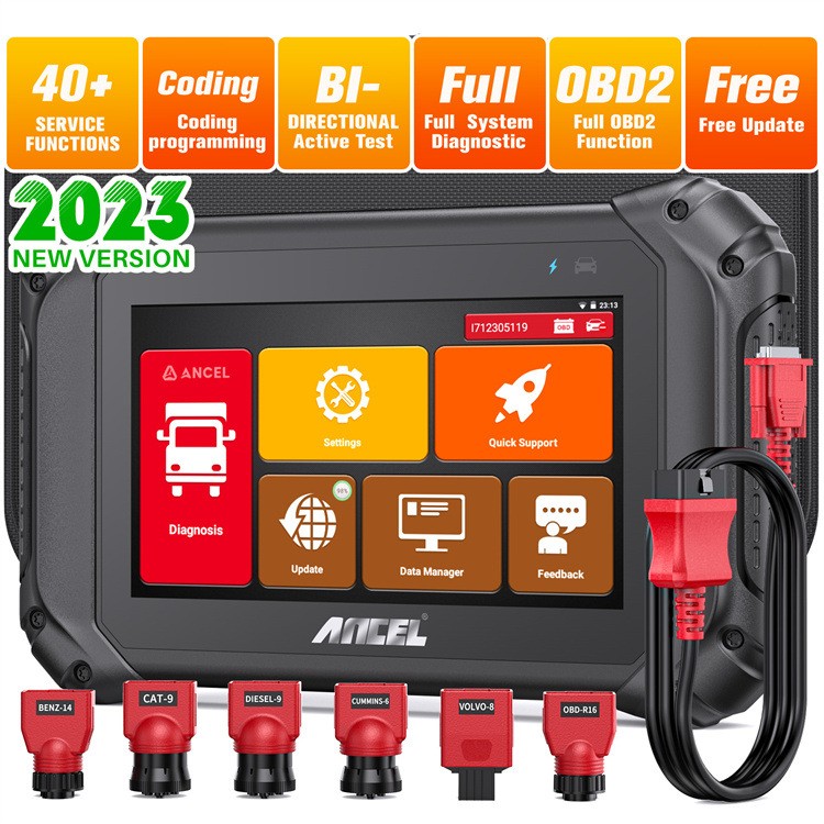 V5HD Truck Diagnostic Tool Mechanical Scanner