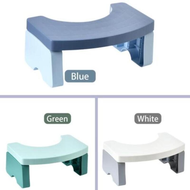 Toilet Step Stool Bathroom Footstool Blue