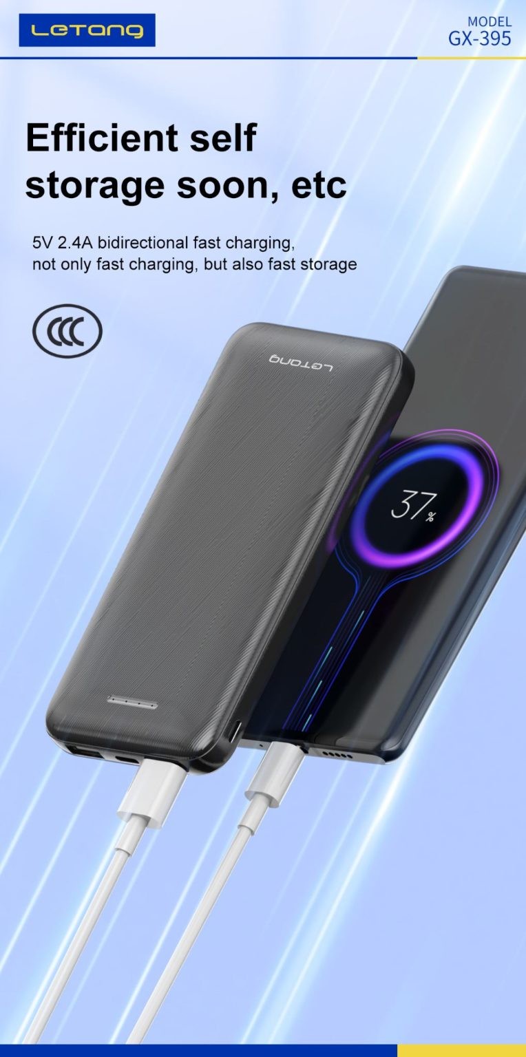 Power Bank, 10000mAh, White