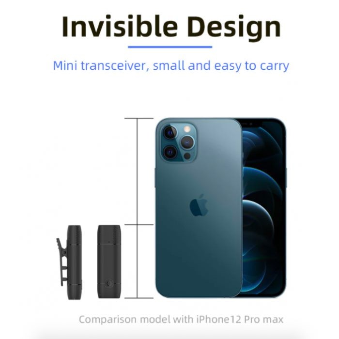 Wireless Lavalier Microphone, Lightning interface.