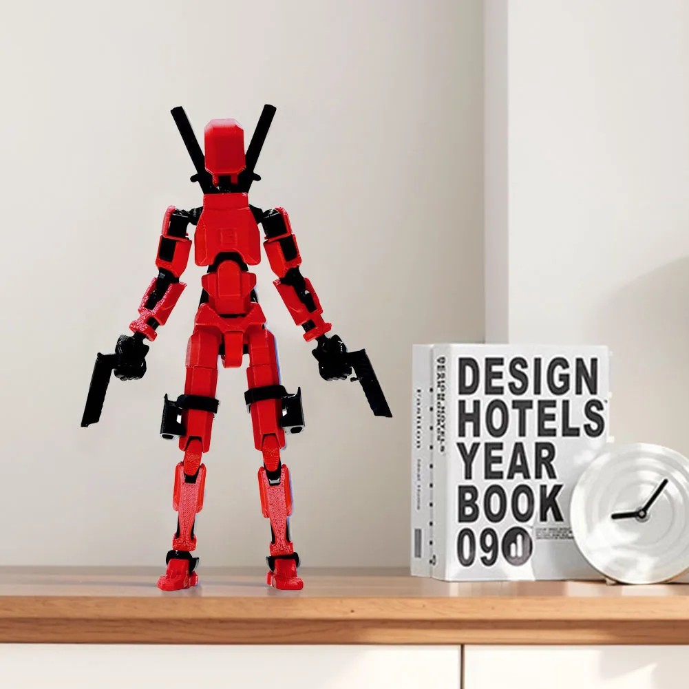 3D Printed Multi-Jointed Movable Lucky 13 Action Figure