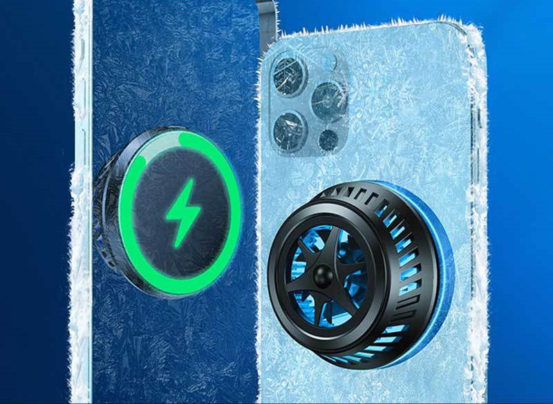 Compatible with Apple , Hot Mobile Phone Radiator Cooler Is Suitable For Apple 12 Refrigeration Small Fan Liquid Cooling