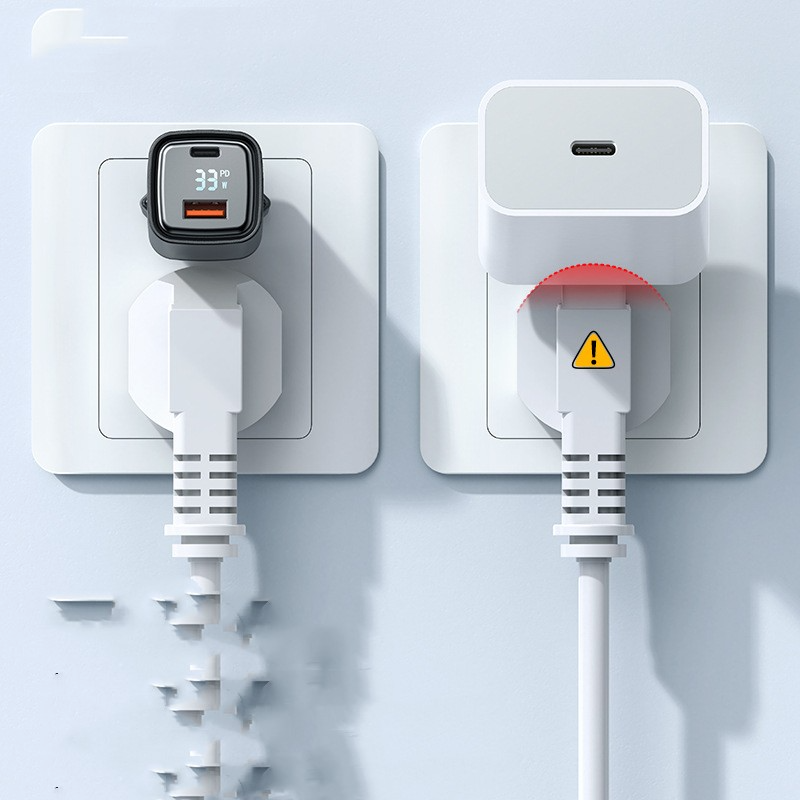 Dual-port Digital Display Fast Charging Charger