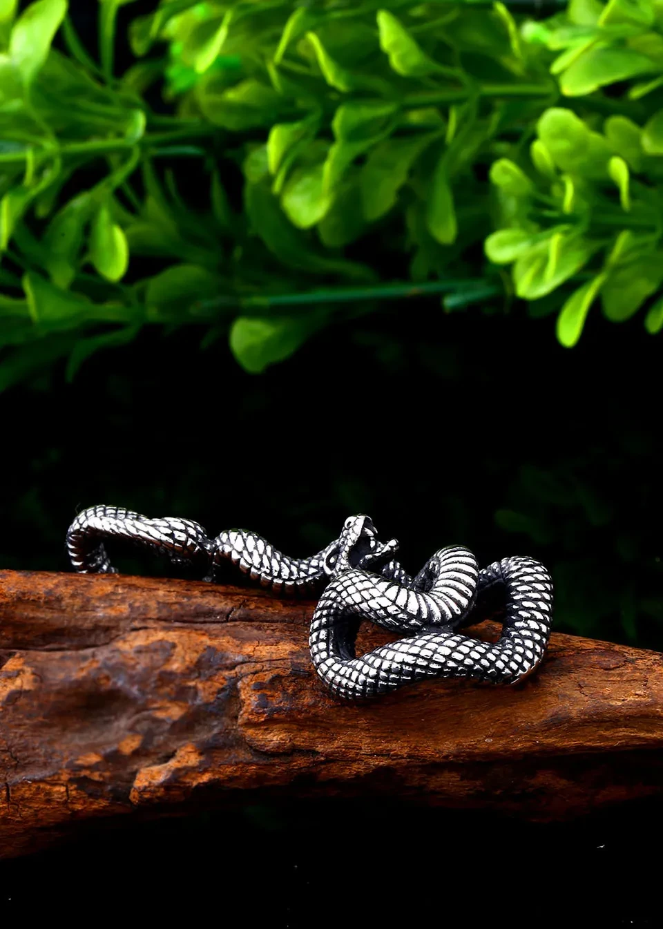 Vintage snake pendant