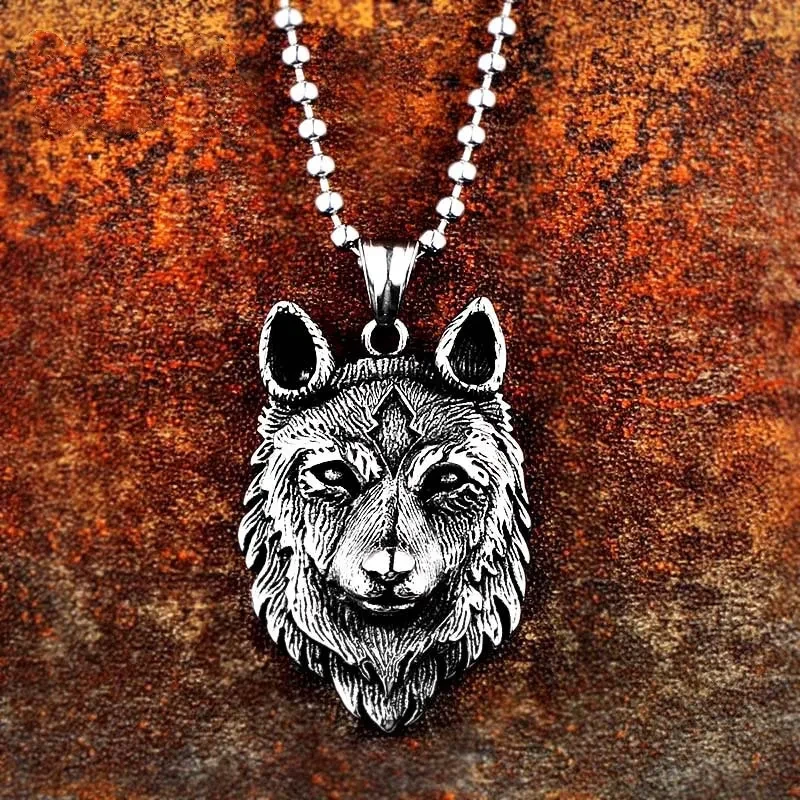 Wolf Head Pendant