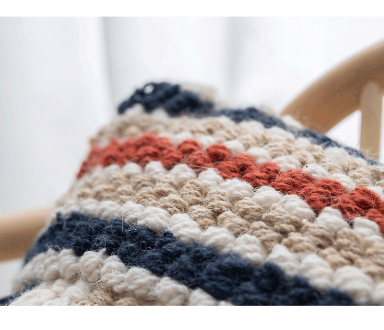 Style Wool Throw Pillow Sofa Cushion Cushion