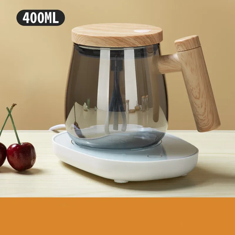 400ML Self Stirring Coffee Mug Electric Mixing Glass Coffee CupHigh Speed Fast Automatic Coffee Cup