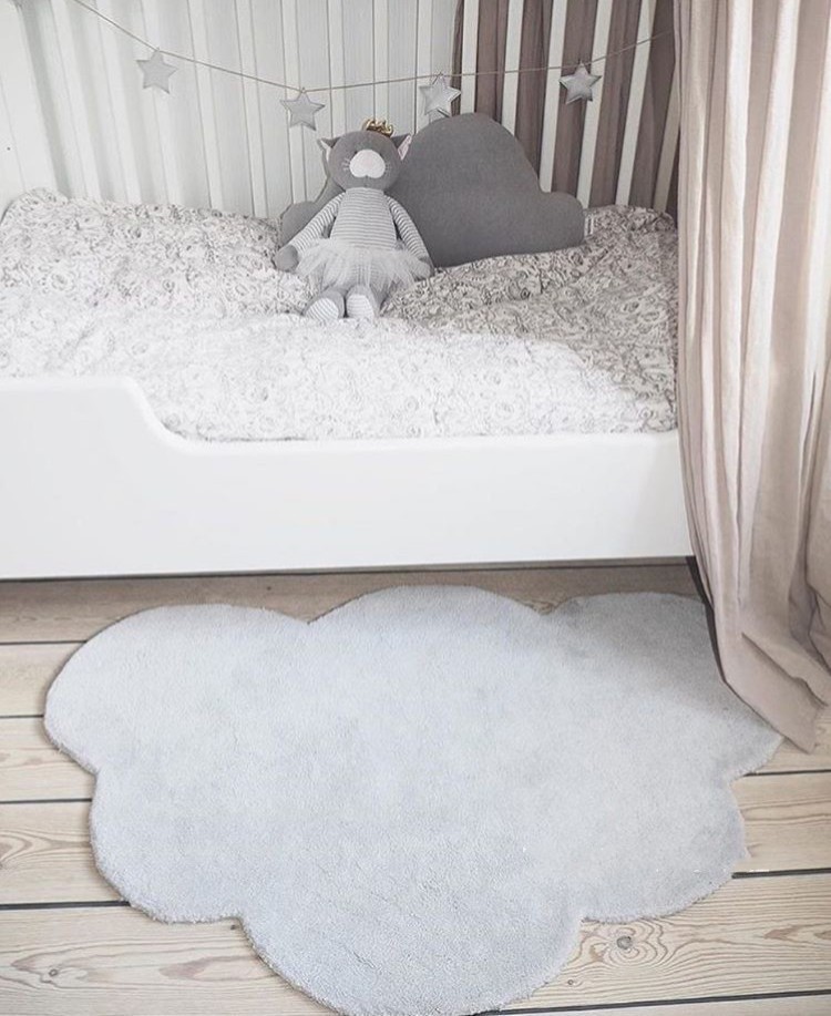 Ins Nordic Cute Cloud Carpet Floor Mat Baby Game Crawling Mat Anti-Fall Mat Home Soft Carpet Floor Mat