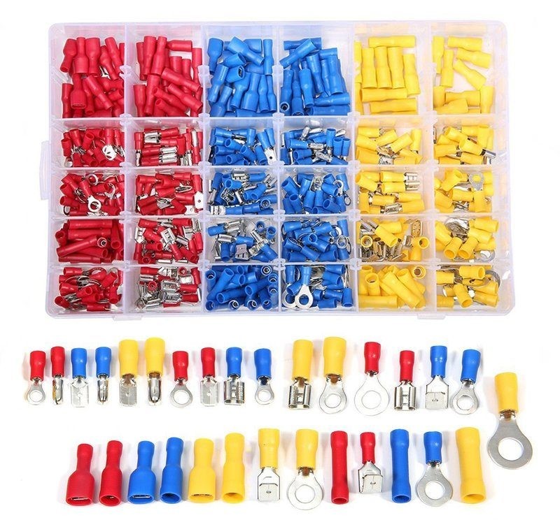 480pcs Electrical Wire Terminal Crimp Connectors