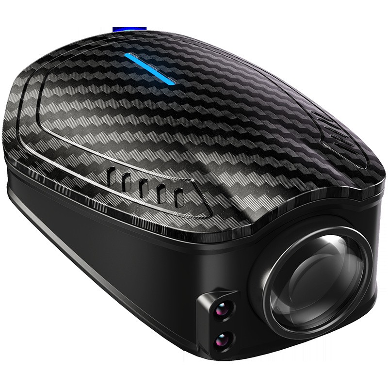 Carbon Fiber Pattern Courtesy Lamp Car Infrared Induction Wireless Door Light