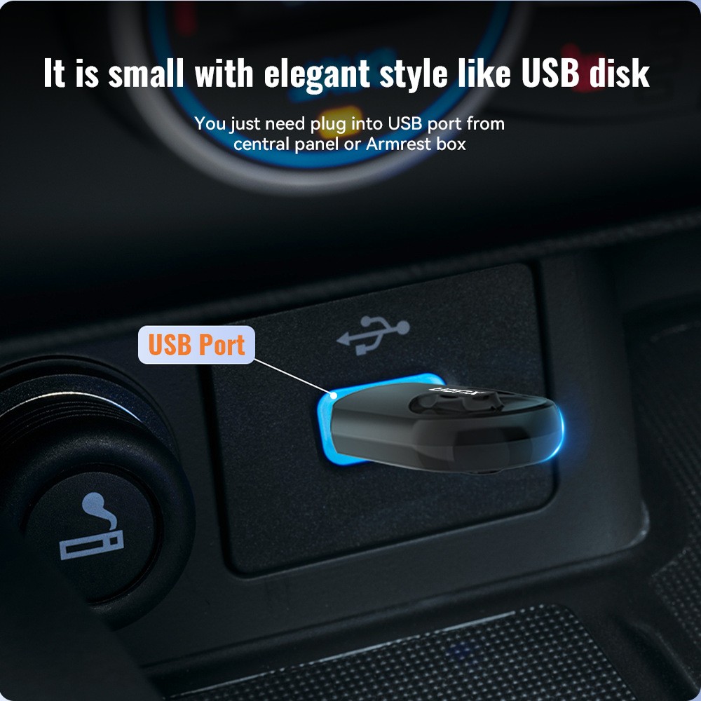 Mini 2-in-1CarplayUSB Interface Wireless Data