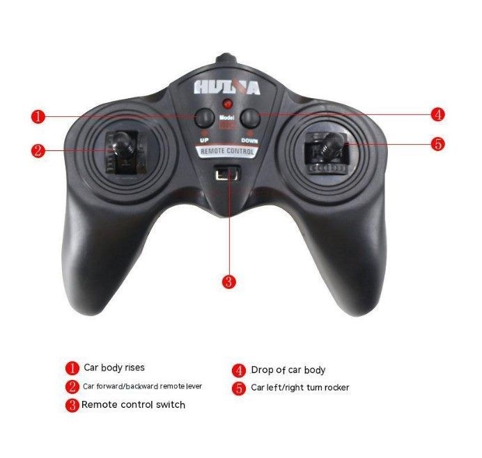 HUINA 1337 1:18 Remote Control Truck, 6 Channel, 2.4GHZ