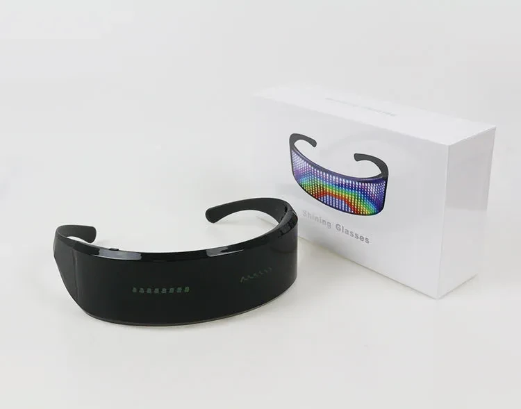 LED display glasses for dj music party