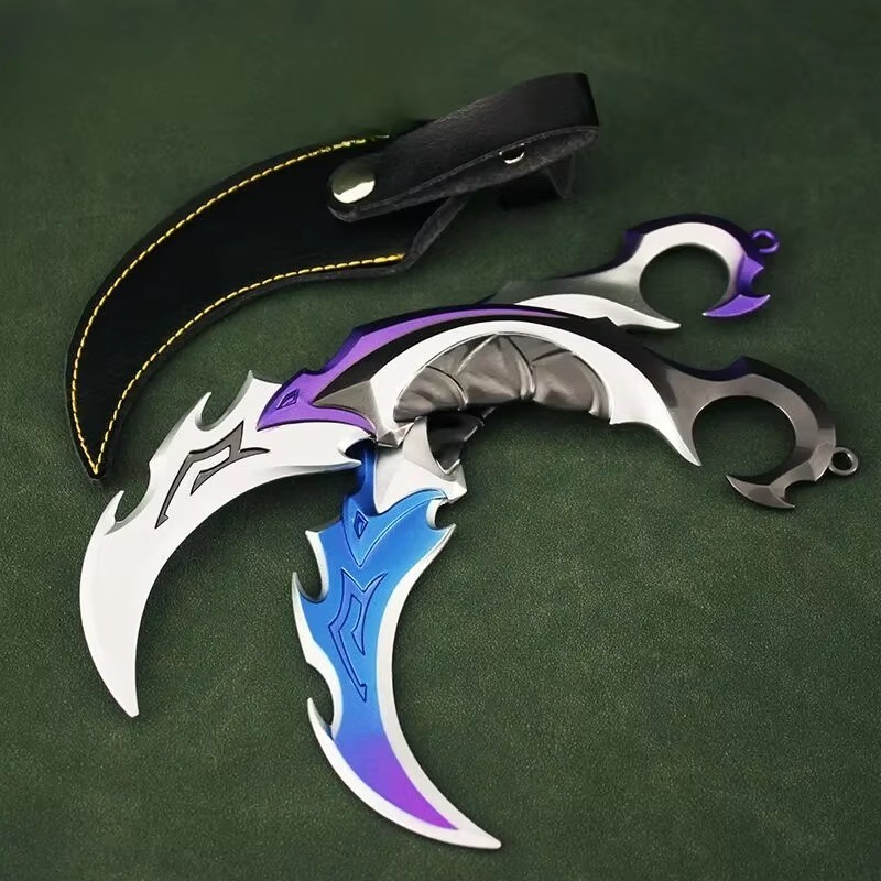 Valorant Keychain Melee Reaver 2.0 Karambit Knife