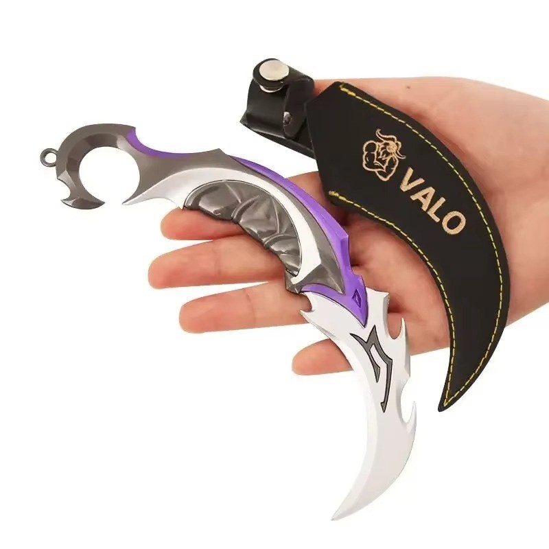 Valorant Keychain Melee Reaver 2.0 Karambit Knife