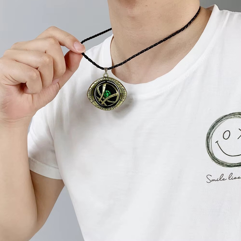 Marvel Avengers Dr. Strange Necklace  Doctor Strange Infinity Time Stones