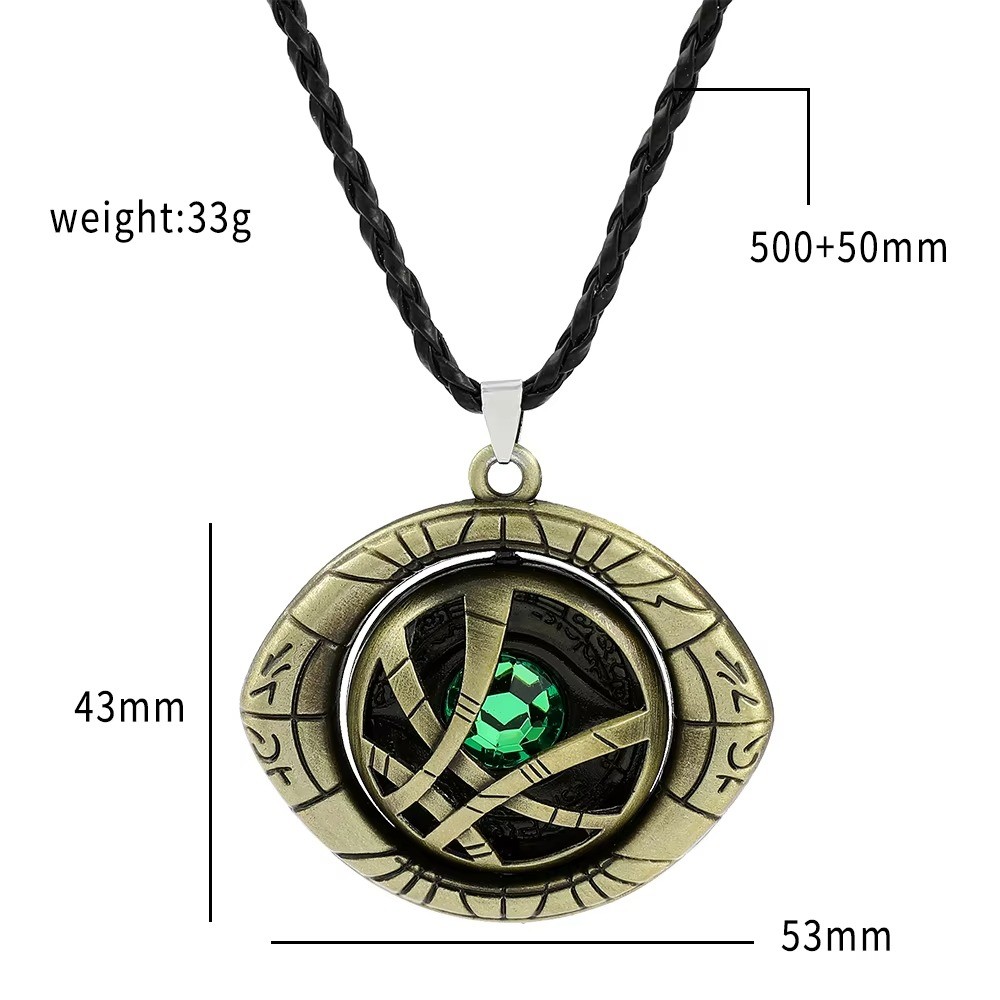 Marvel Avengers Dr. Strange Necklace  Doctor Strange Infinity Time Stones