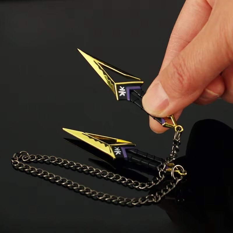 7cm Kuronami No Yaiba Golden Color A Pair