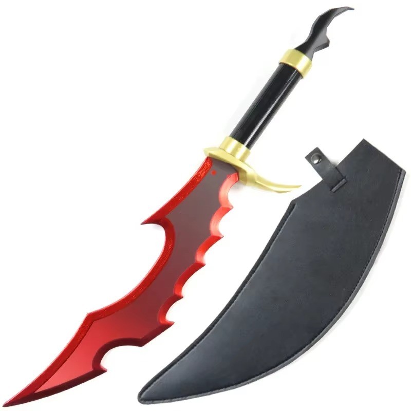 60.5cm Anime Solo Leveling Peripherals Knight Killer Bamboo Knife with Holster