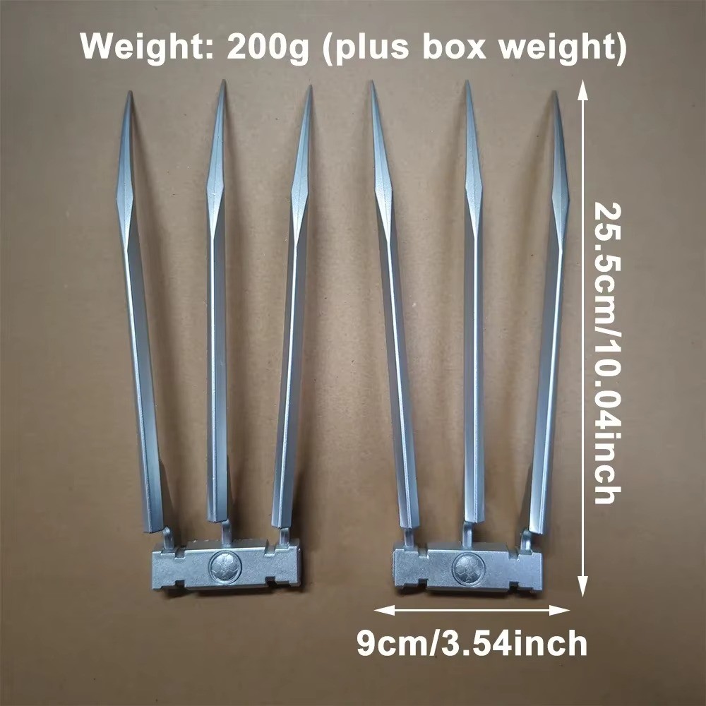 25cm Wolverine Claws Cosplay