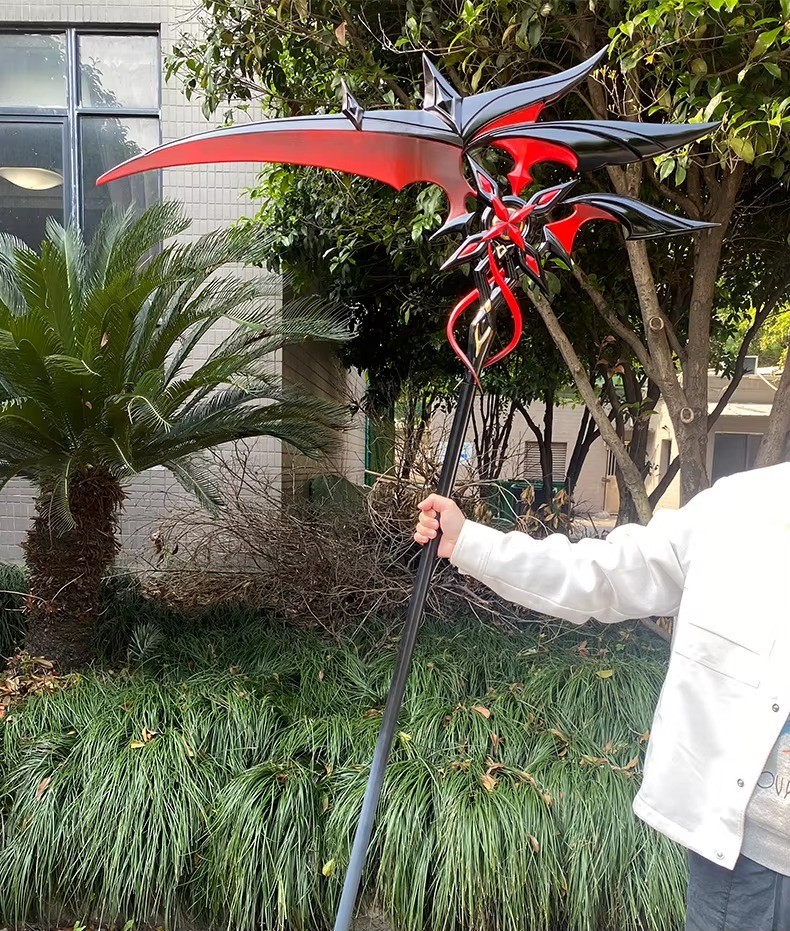 Arlecchino Sickle The Knave Genshin Impact Cosplay Props Weapons