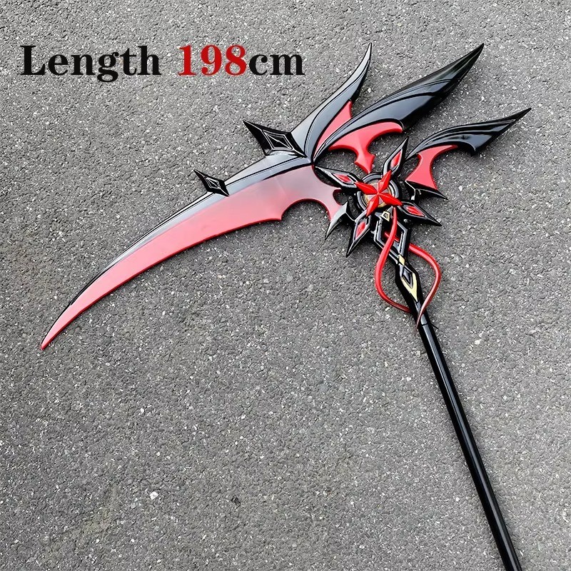 Arlecchino Sickle The Knave  Genshin Impact Cosplay Props Weapons