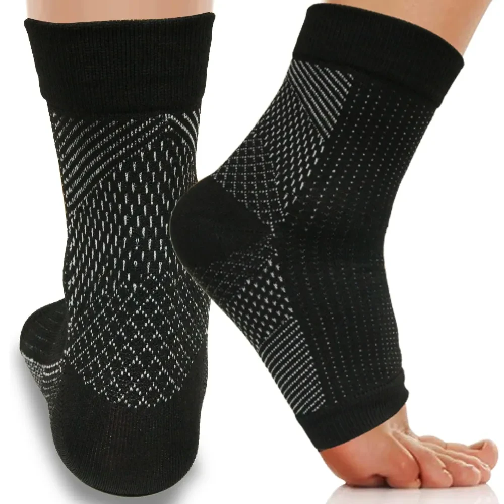 Men Women Anti Fatigue Compression Foot Sleeve Foot Ankle Compression Socks