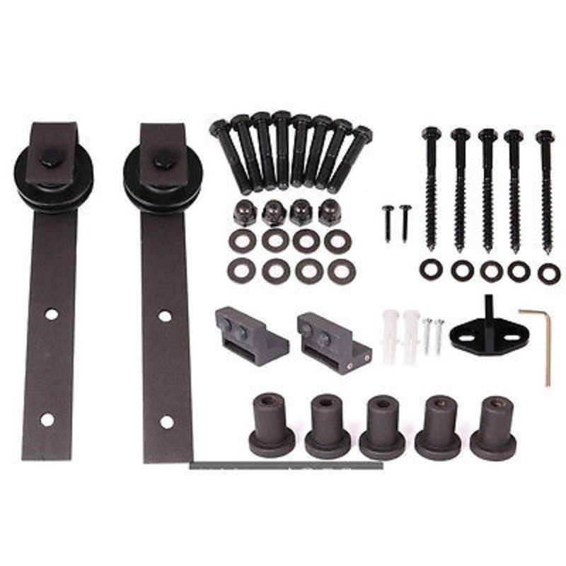 Barn Door Hardware Sliding Door Track 2.44M