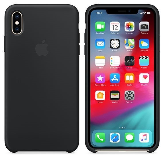 iPhone XS Max Silicone Case, Black