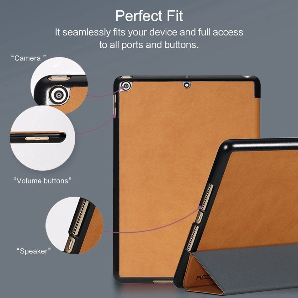 iPad Case, Rock Uni Series Protection Case. Auto Sleep&Wake, Kickstand Function
