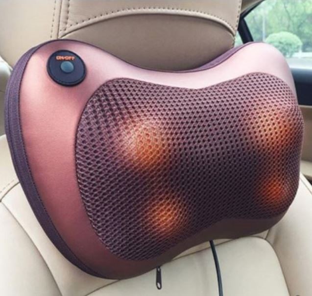 Massage Pillow, Shiatsu Multifunctional Massage, 8 Heads, 1 Year Warranty