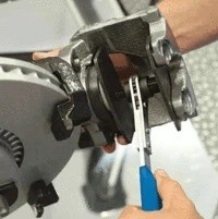 Brake piston compressor wrench