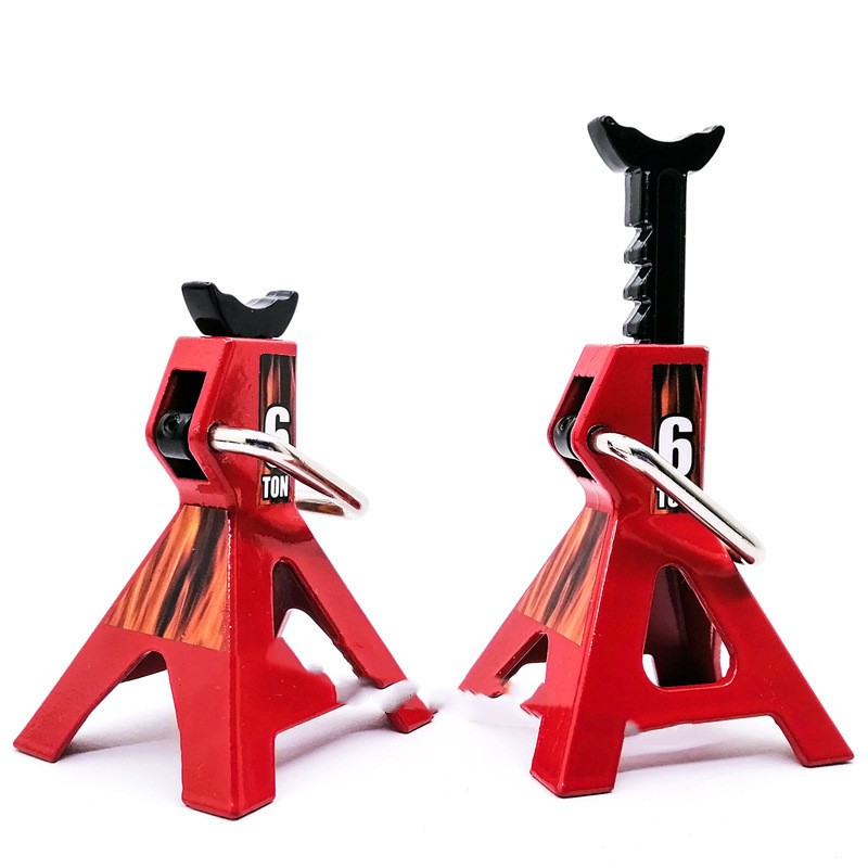 Model Car 6ton 3ton Simulation Jack Mini Metal Repair Frame Manually Adjustable Height
