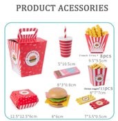 Wooden Pretend Playing Toy Hamburger